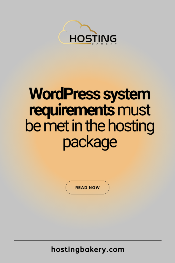 WordPress system requirements, WordPress Hosting